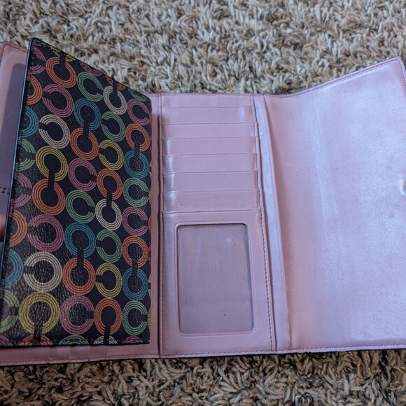 Coach Patterned Wallet - Picture 2 of 2